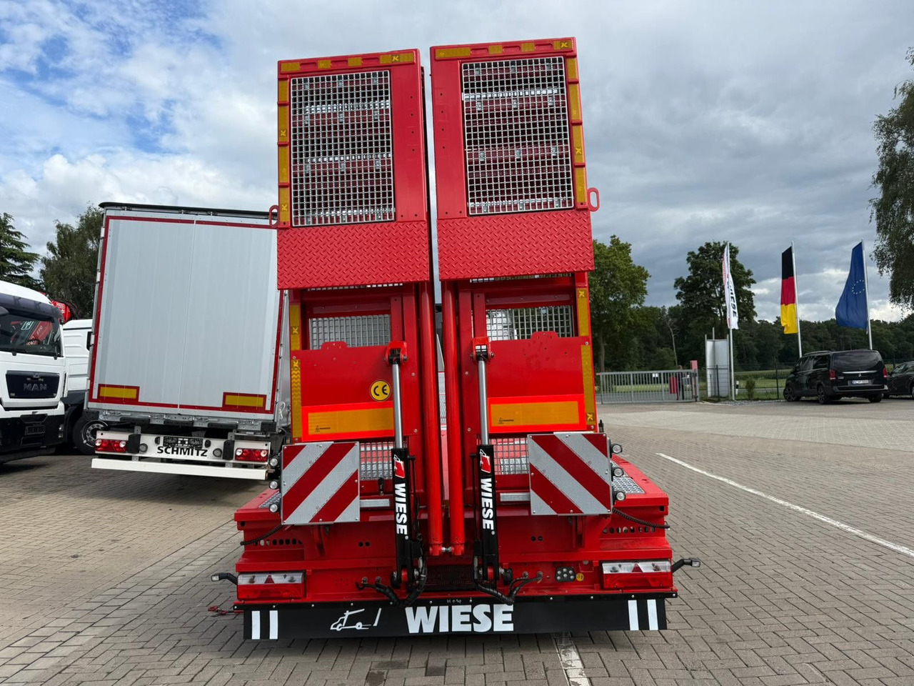 Nieuw Dieplader oplegger Kässbohrer SLS.HS Tieflader mit hydr. Schwanenhals Kässbohrer SLS.HS Tieflader mit hydr. Schwanenhals: afbeelding 7