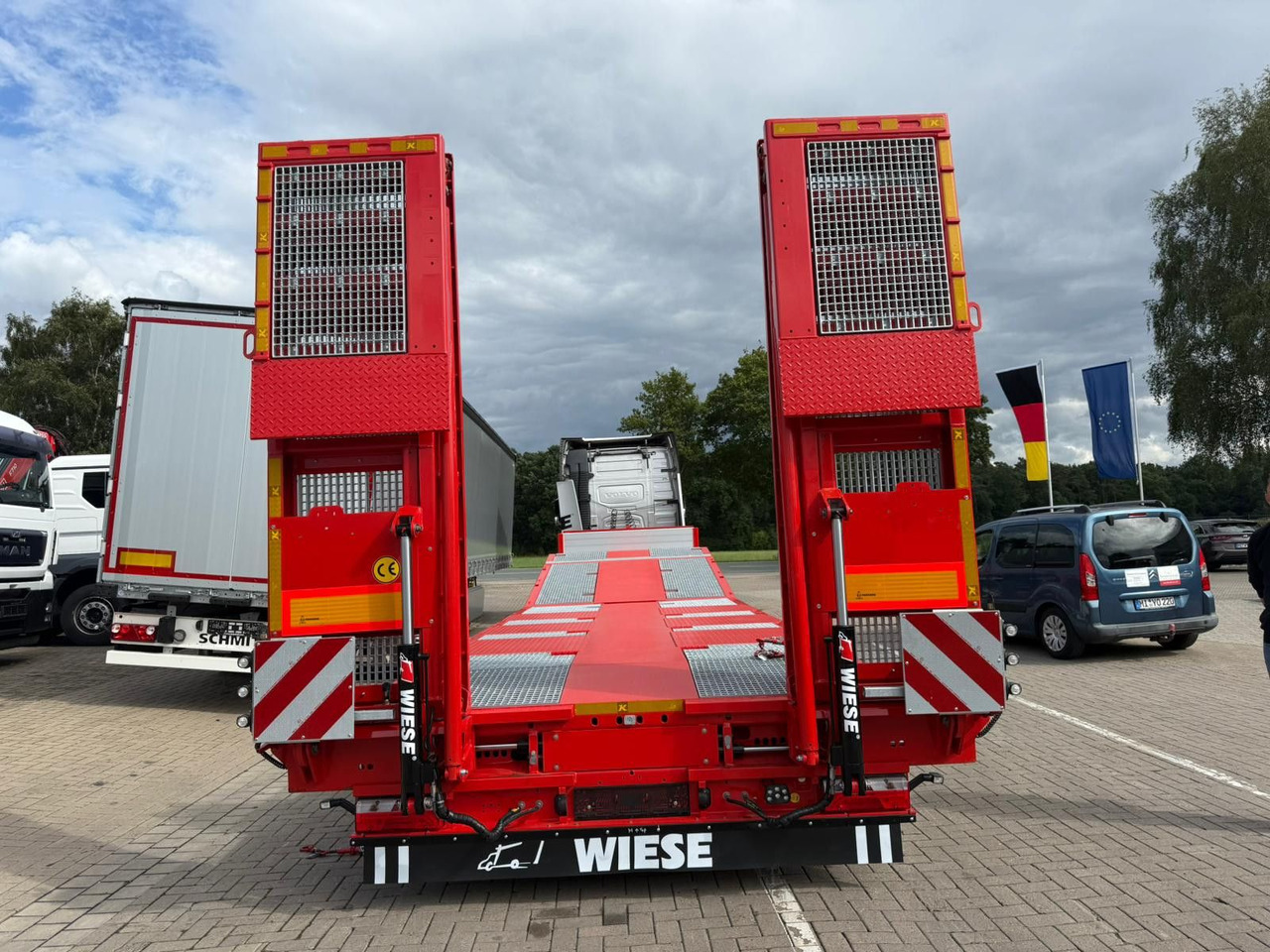 Nieuw Dieplader oplegger Kässbohrer SLS.HS Tieflader mit hydr. Schwanenhals Kässbohrer SLS.HS Tieflader mit hydr. Schwanenhals: afbeelding 6