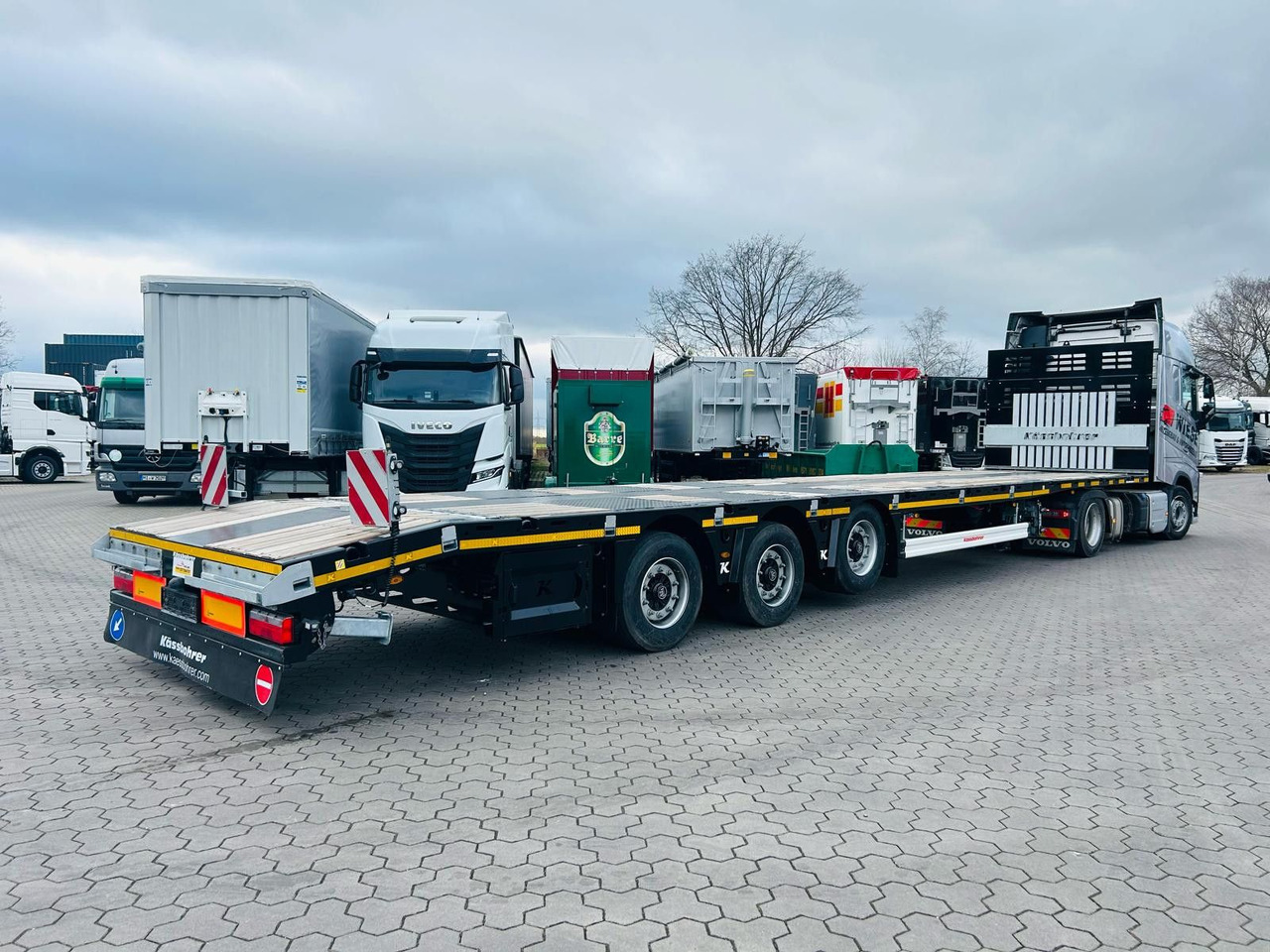 Kässbohrer SPS Mega Schwerlast Plattform Lenkachse - Vlakke/ Open oplegger: afbeelding 2 Kässbohrer SPS Mega Schwerlast Plattform Lenkachse - Vlakke/ Open oplegger: afbeelding 2