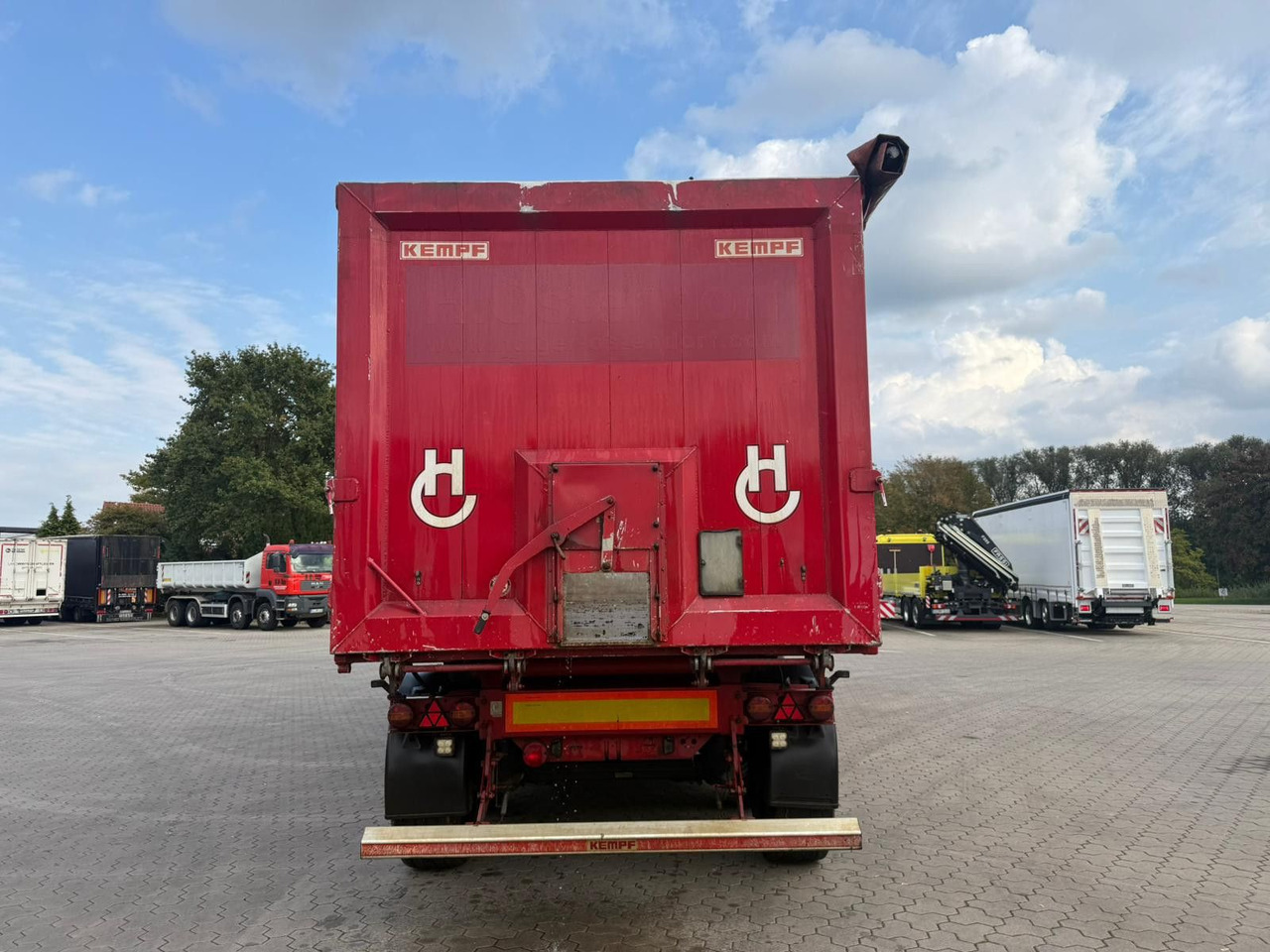 Kipper oplegger Kempf SKM Alu Kippmulde 50 m³, TÜV neu: afbeelding 6