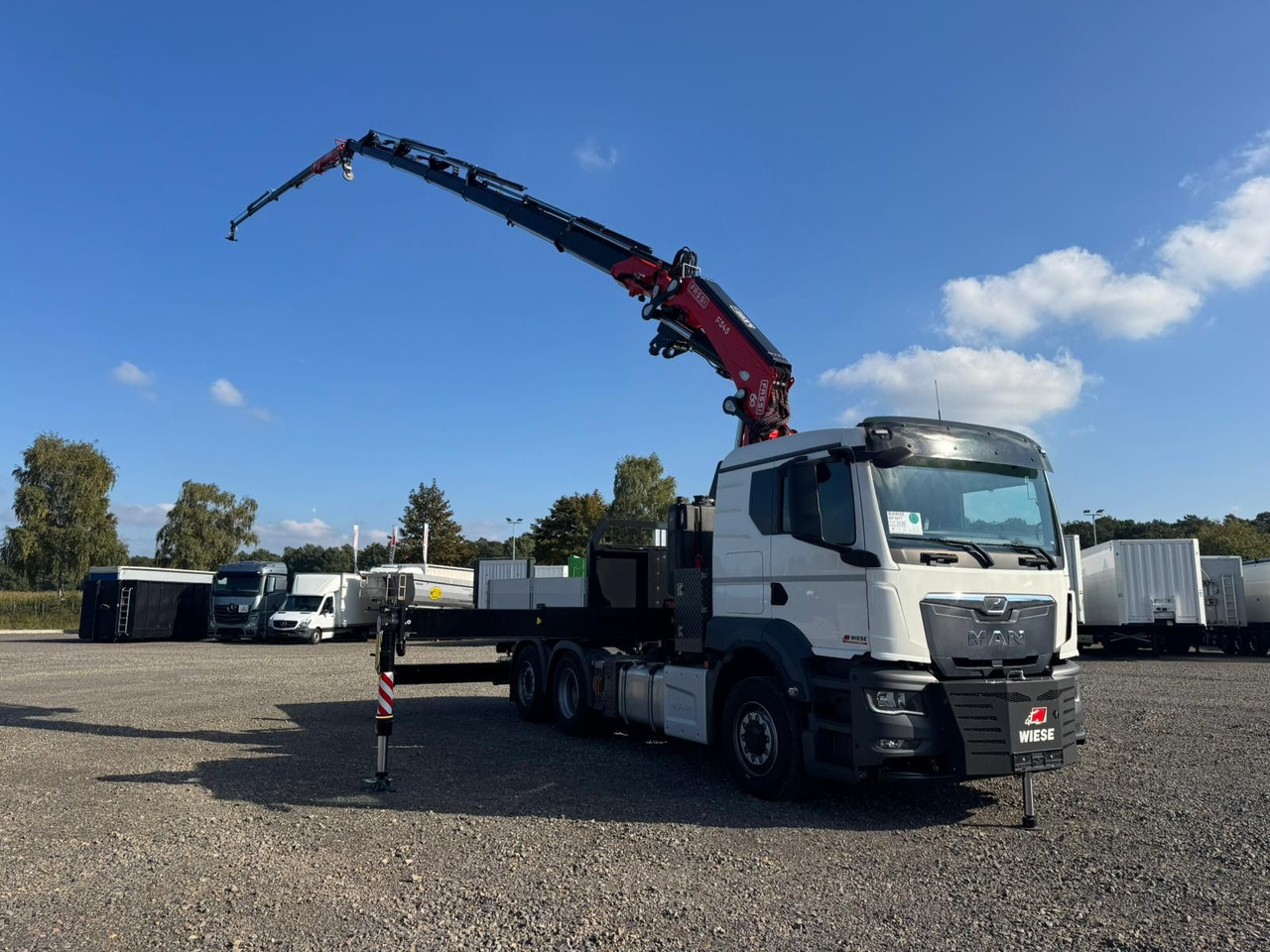 MAN 26.470 6x4-4 Hydrodrive Fassi Kran F545 Jib - Vrachtwagen met open laadbak, Kraanwagen: afbeelding 4 MAN 26.470 6x4-4 Hydrodrive Fassi Kran F545 Jib - Vrachtwagen met open laadbak, Kraanwagen: afbeelding 4