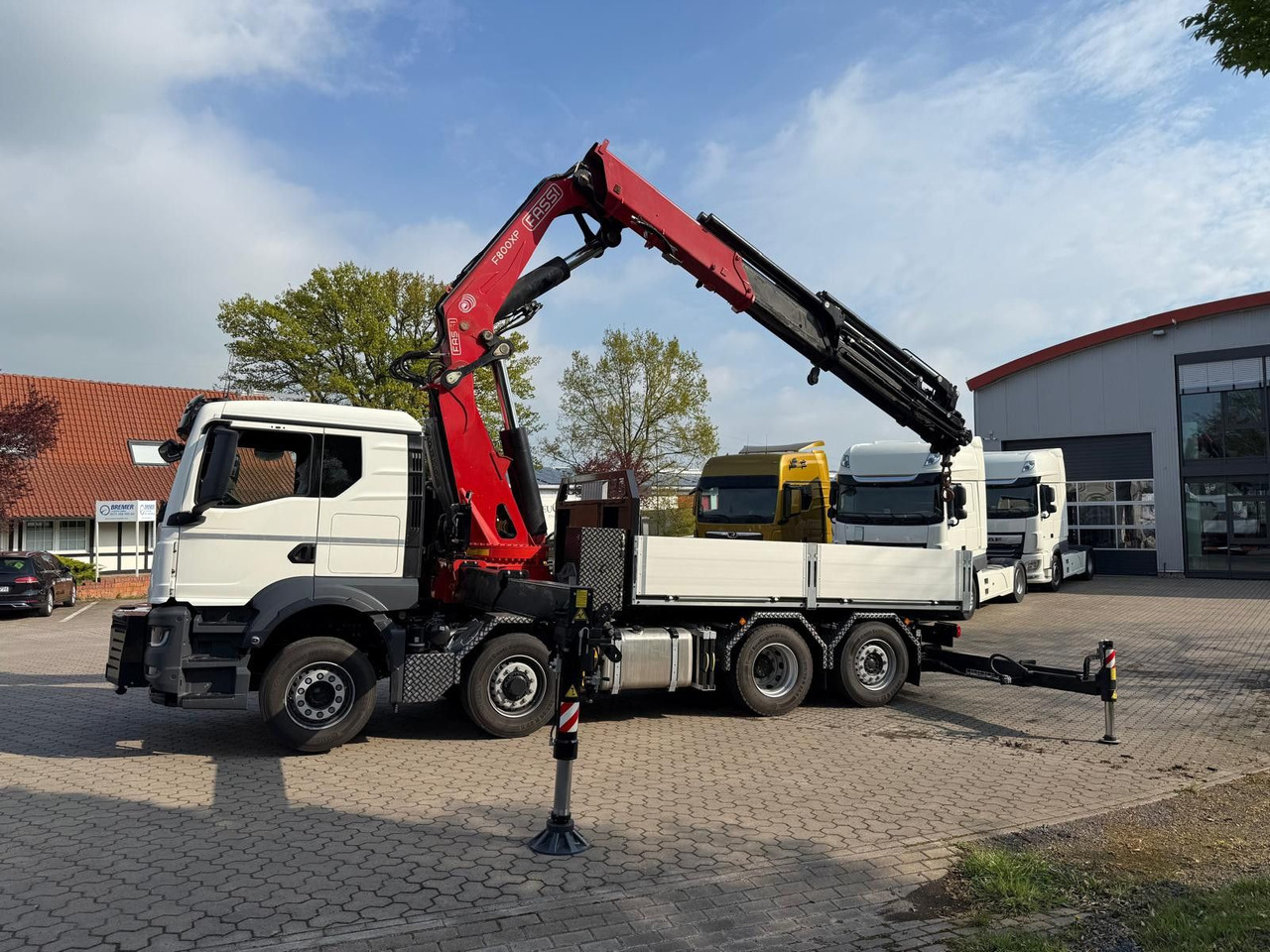 MAN 35.520 8x4 Kran Fassi F800, OHNE ABSTÜTZÜBERWACH - Kraanwagen: afbeelding 1 MAN 35.520 8x4 Kran Fassi F800, OHNE ABSTÜTZÜBERWACH - Kraanwagen: afbeelding 1
