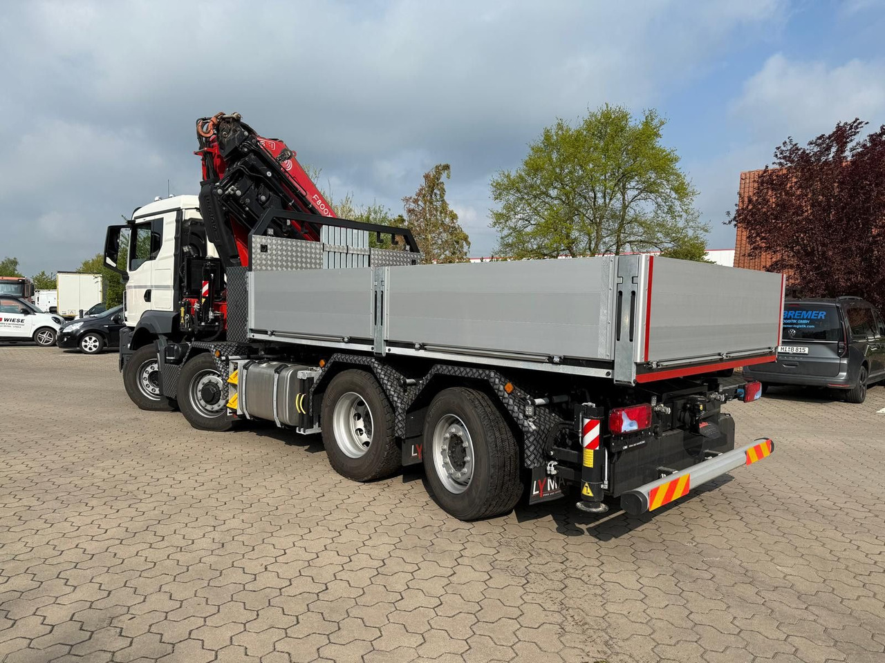 MAN 35.520 8x4 Kran Fassi F800, OHNE ABSTÜTZÜBERWACH - Vrachtwagen met open laadbak, Kraanwagen: afbeelding 1 MAN 35.520 8x4 Kran Fassi F800, OHNE ABSTÜTZÜBERWACH - Vrachtwagen met open laadbak, Kraanwagen: afbeelding 1