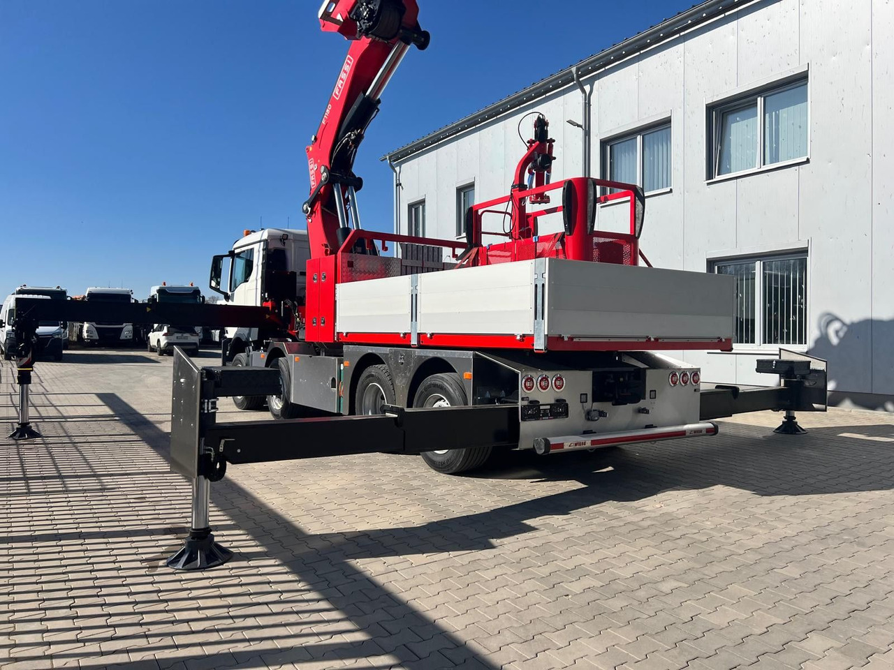 MAN 8x4 mit F1150RA.2.28 L616 Winde - Vrachtwagen met open laadbak, Kraanwagen: afbeelding 3 MAN 8x4 mit F1150RA.2.28 L616 Winde - Vrachtwagen met open laadbak, Kraanwagen: afbeelding 3