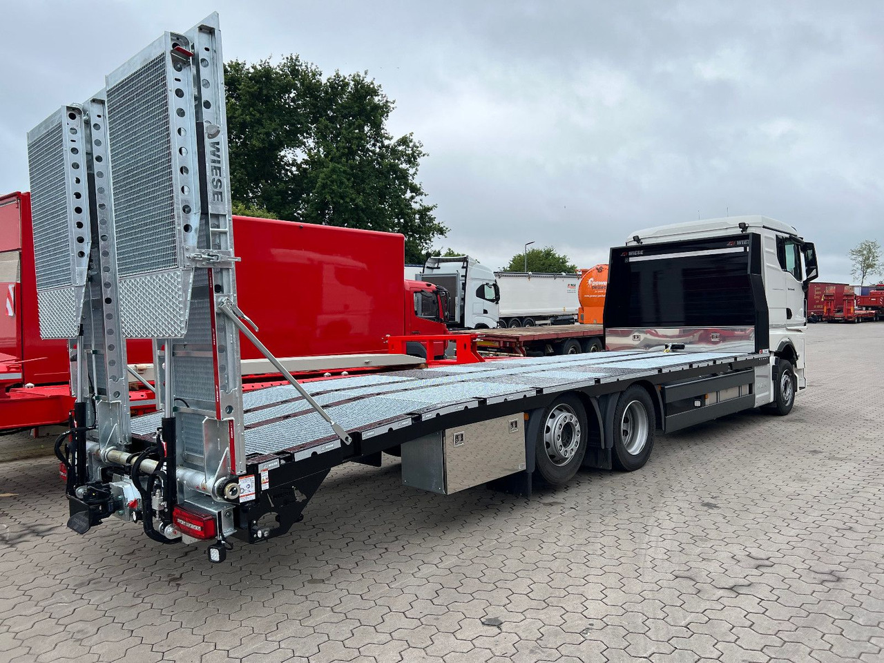 MAN Baumaschinen-  Arbeitsbühnentransporter Rampen - Bergingsvoertuig: afbeelding 5 MAN Baumaschinen-  Arbeitsbühnentransporter Rampen - Bergingsvoertuig: afbeelding 5