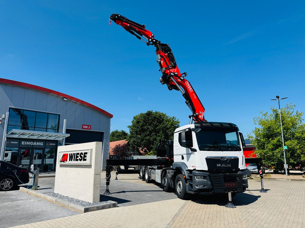 MAN TGS 32.510 mit F710 Frontkran sofort - Kraanwagen: afbeelding 1 MAN TGS 32.510 mit F710 Frontkran sofort - Kraanwagen: afbeelding 1