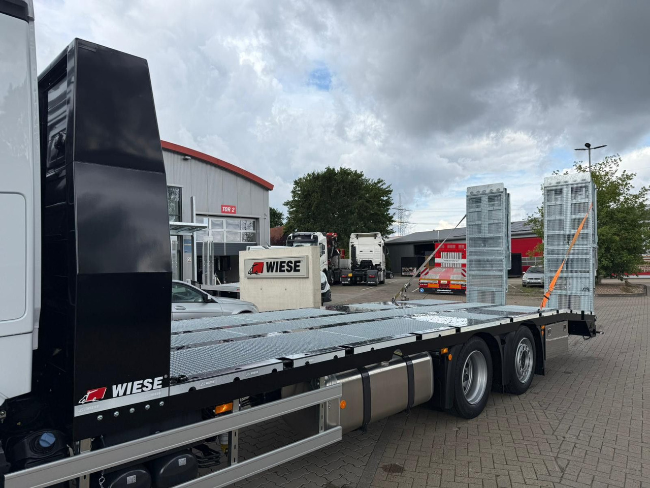 Mercedes-Benz Actros mit Rampen, Maschinentransporter - Autovrachtwagen vrachtwagen: afbeelding 2 Mercedes-Benz Actros mit Rampen, Maschinentransporter - Autovrachtwagen vrachtwagen: afbeelding 2