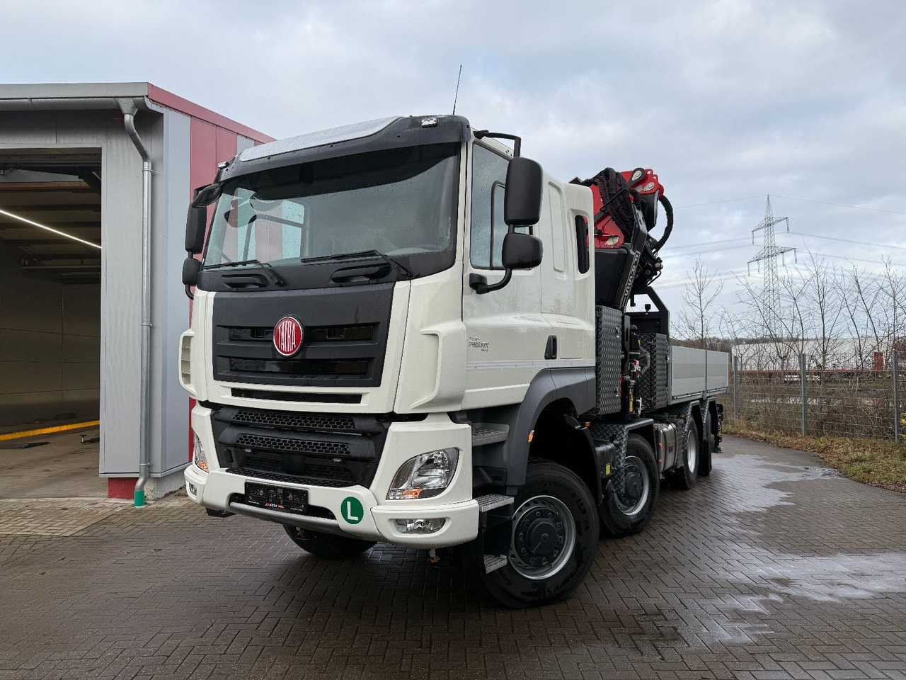 Tatra 41.500 8x8 Phoenix Fassi F710 Kran - Vrachtwagen met open laadbak, Kraanwagen: afbeelding 4 Tatra 41.500 8x8 Phoenix Fassi F710 Kran - Vrachtwagen met open laadbak, Kraanwagen: afbeelding 4