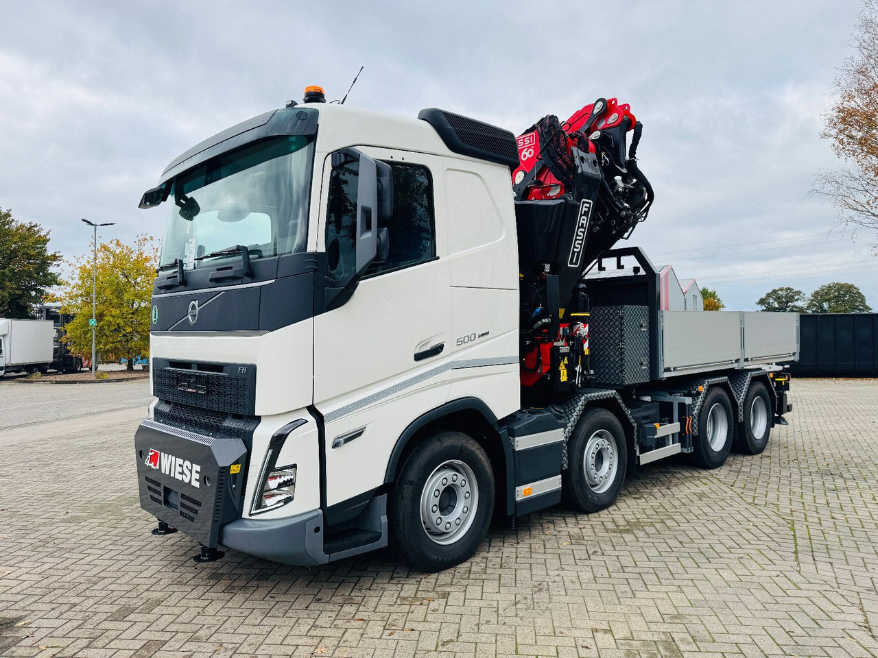 Volvo FH 500 8x4 Kran F820 RA2.27 Jib & Winde Sofort - Vrachtwagen met open laadbak, Kraanwagen: afbeelding 2 Volvo FH 500 8x4 Kran F820 RA2.27 Jib & Winde Sofort - Vrachtwagen met open laadbak, Kraanwagen: afbeelding 2