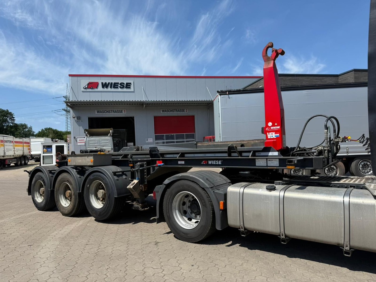 Containertransporter/ Wissellaadbak oplegger Wiese SA3-36 AK 25 S Auflieger Abrollkipper: afbeelding 11