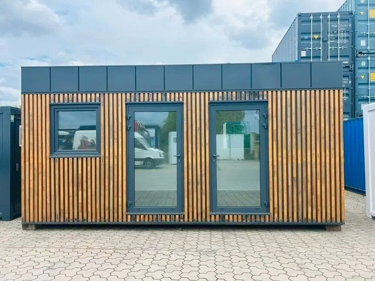 Wiese Wunderschöner Büro/Saunacontainer - Containertransporter/ Wissellaadbak aanhangwagen: afbeelding 1 Wiese Wunderschöner Büro/Saunacontainer - Containertransporter/ Wissellaadbak aanhangwagen: afbeelding 1