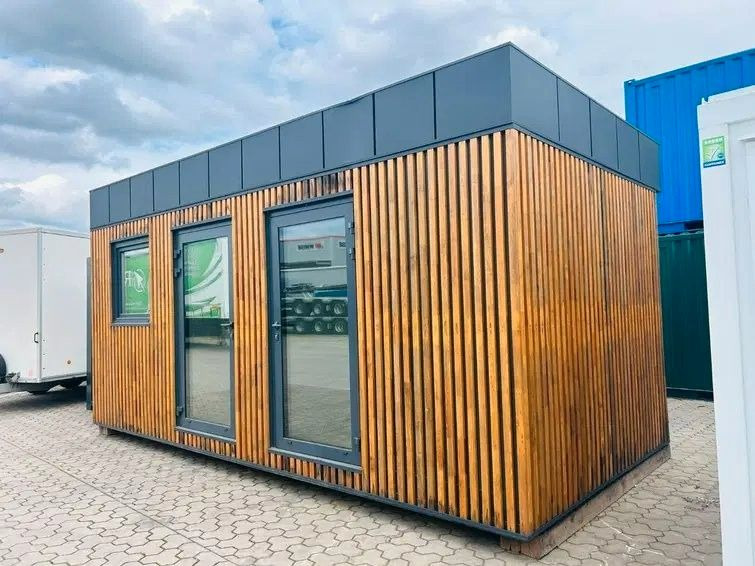 Wiese Wunderschöner Büro/Saunacontainer - Containertransporter/ Wissellaadbak aanhangwagen: afbeelding 2 Wiese Wunderschöner Büro/Saunacontainer - Containertransporter/ Wissellaadbak aanhangwagen: afbeelding 2