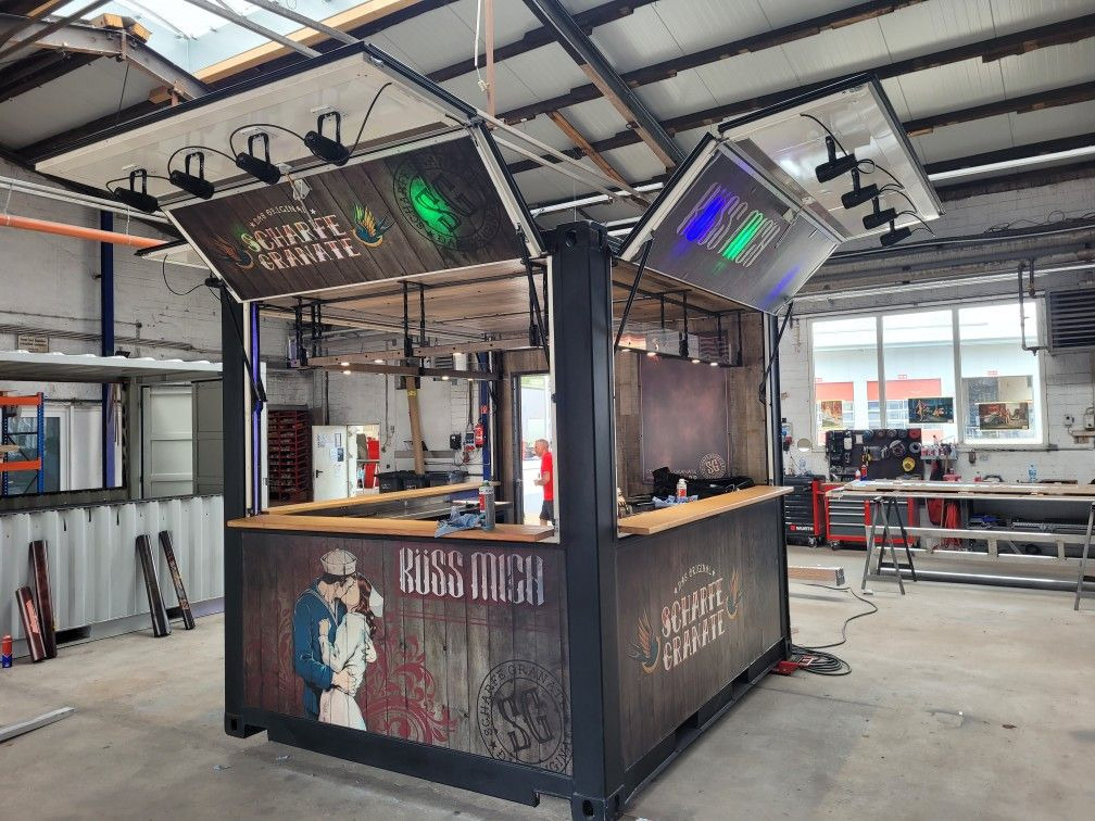 Premium Container Mobile Bar Event Food Truck Kn - Wissellaadbak/ Container: afbeelding 2 Premium Container Mobile Bar Event Food Truck Kn - Wissellaadbak/ Container: afbeelding 2