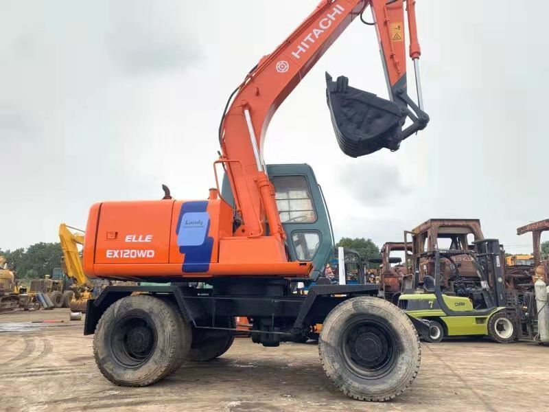 HITACHI EX120WD - Mobiele graafmachine: afbeelding 2 HITACHI EX120WD - Mobiele graafmachine: afbeelding 2