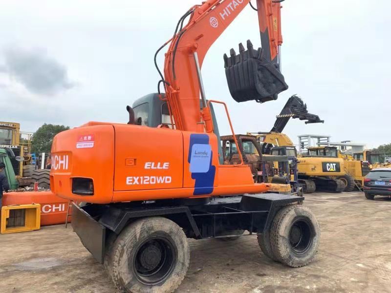 HITACHI EX120WD - Mobiele graafmachine: afbeelding 1 HITACHI EX120WD - Mobiele graafmachine: afbeelding 1