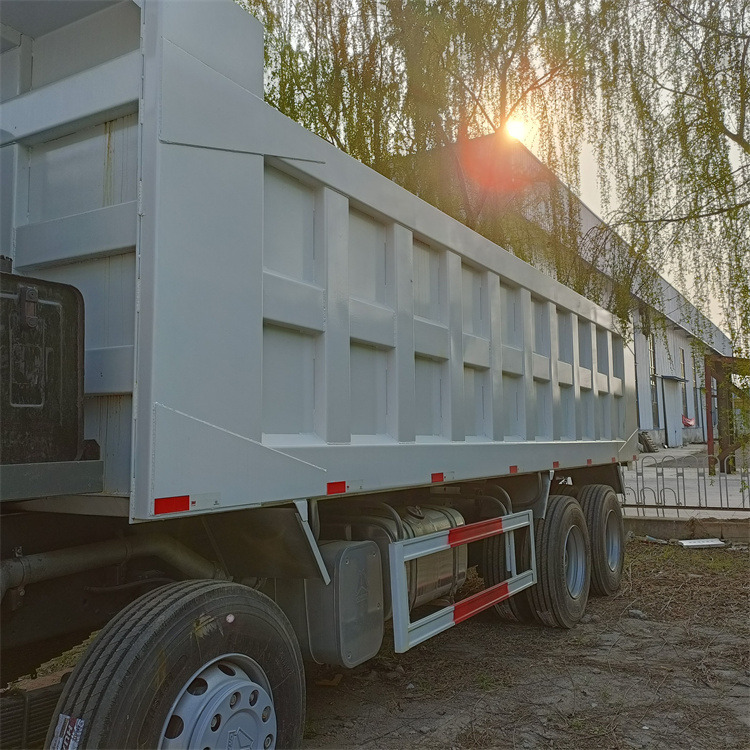 Kipper vrachtwagen HOWO 8x4 371hp-White -tipper: afbeelding 8