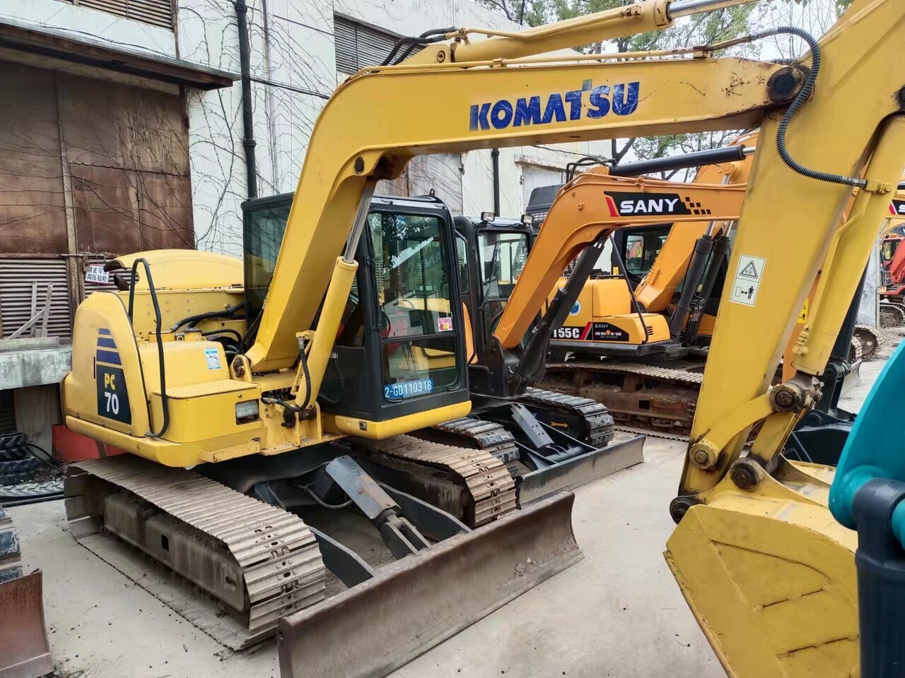 KOMATSU PC70 - Minigraafmachine: afbeelding 1 KOMATSU PC70 - Minigraafmachine: afbeelding 1
