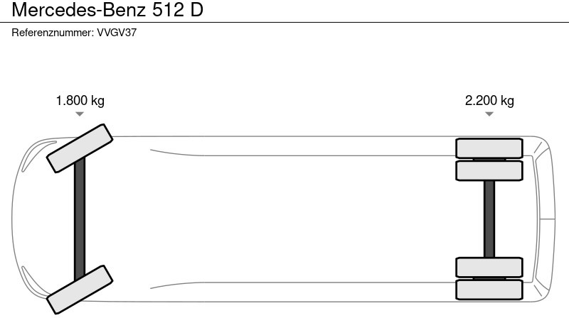 Kleine bestelwagen Mercedes-Benz 512 D: afbeelding 15 Kleine bestelwagen Mercedes-Benz 512 D: afbeelding 15