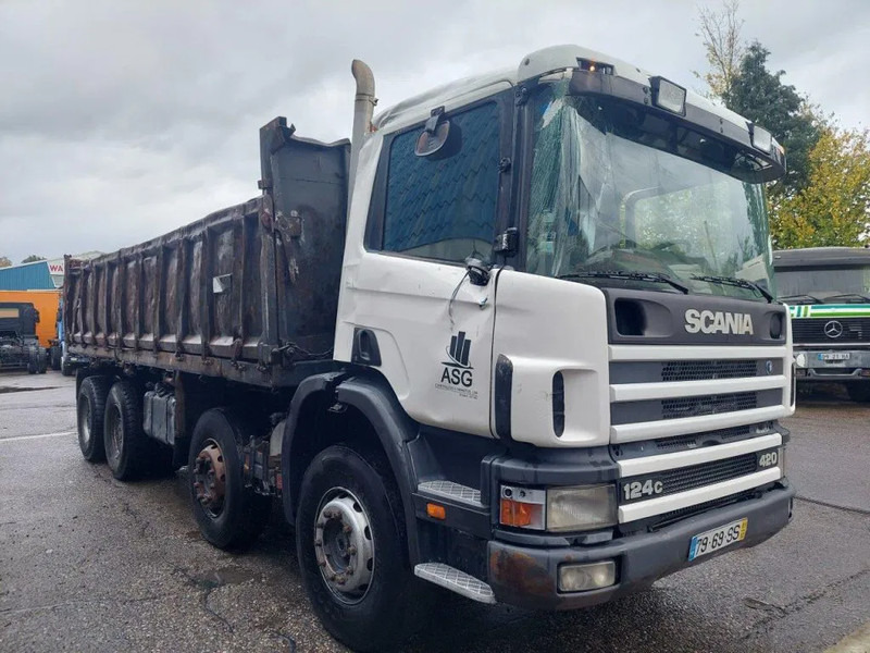 Scania P124-420 8x4 Kipper Steel - Kipper vrachtwagen: afbeelding 2 Scania P124-420 8x4 Kipper Steel - Kipper vrachtwagen: afbeelding 2