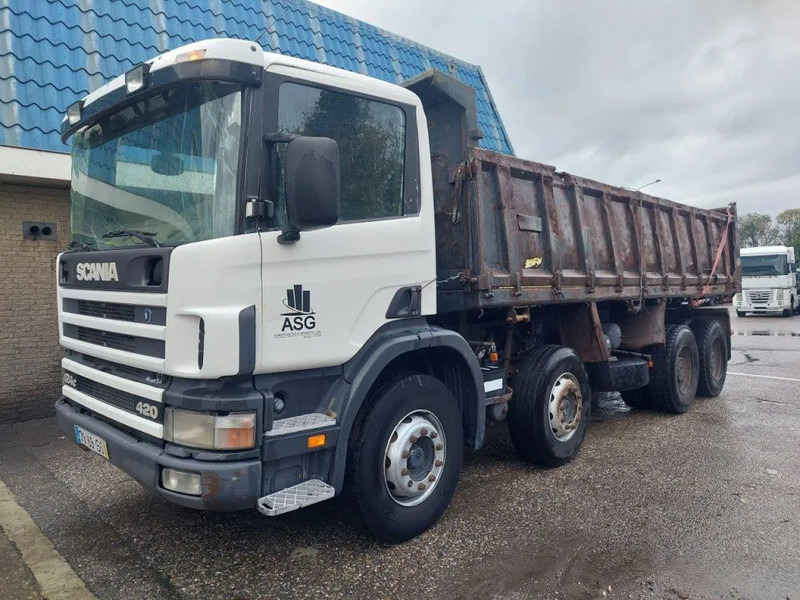 Scania P124-420 8x4 Kipper Steel - Kipper vrachtwagen: afbeelding 1 Scania P124-420 8x4 Kipper Steel - Kipper vrachtwagen: afbeelding 1