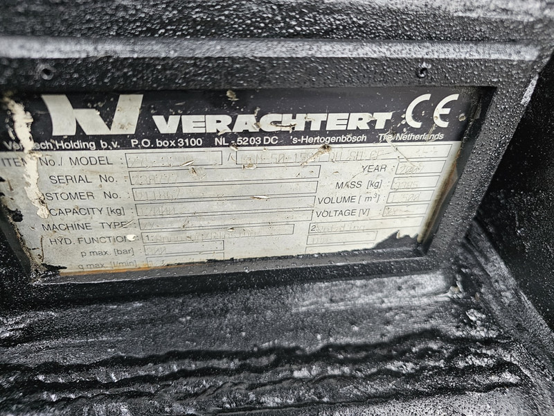 Grijper voor Bouwmachine Verachtert gsm scrap grab 1500L verachtert caterpillar scrap grab: afbeelding 7