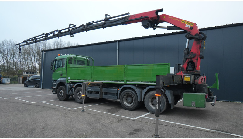 MAN TGS 41.460 8X4 OPEN BOX WITH PALFINGER PK 40002 EH CRANE 384.000KM - Kraanwagen: afbeelding 3 MAN TGS 41.460 8X4 OPEN BOX WITH PALFINGER PK 40002 EH CRANE 384.000KM - Kraanwagen: afbeelding 3