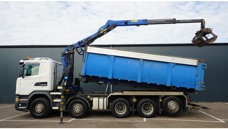 Scania G 490 10X4 CABLE SYSTEM TRUCK WITH PALFINGER Q180Z95TR CRANE - Kraanwagen: afbeelding 1 Scania G 490 10X4 CABLE SYSTEM TRUCK WITH PALFINGER Q180Z95TR CRANE - Kraanwagen: afbeelding 1