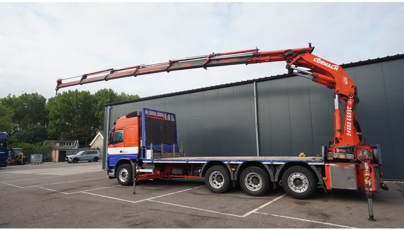 Volvo FM 450 8X4 FLATBED WITH GORMACH 3400E6 CRANE - Kraanwagen: afbeelding 3 Volvo FM 450 8X4 FLATBED WITH GORMACH 3400E6 CRANE - Kraanwagen: afbeelding 3