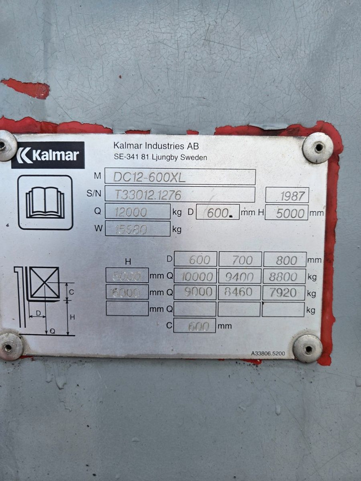Kalmar DC12-600XL - Diesel heftruck: afbeelding 2 Kalmar DC12-600XL - Diesel heftruck: afbeelding 2