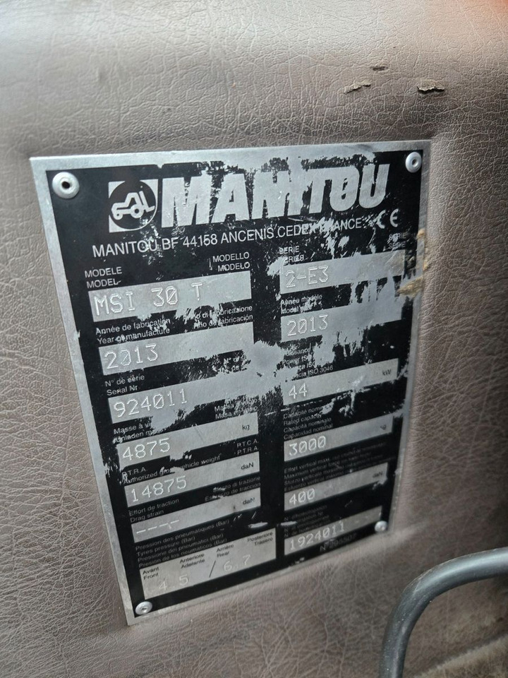 Manitou MSI30T - Diesel heftruck: afbeelding 2 Manitou MSI30T - Diesel heftruck: afbeelding 2