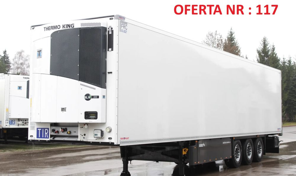 Schmitz Cargobull FP 60 V7 Thermo King SLXi 300 / DOPPELSTOCK / 2 458 MTH - JAK FABRYCZNIE NOWA / ŚCIANA 7 CM / - Koelwagen oplegger: afbeelding 1 Schmitz Cargobull FP 60 V7 Thermo King SLXi 300 / DOPPELSTOCK / 2 458 MTH - JAK FABRYCZNIE NOWA / ŚCIANA 7 CM / - Koelwagen oplegger: afbeelding 1