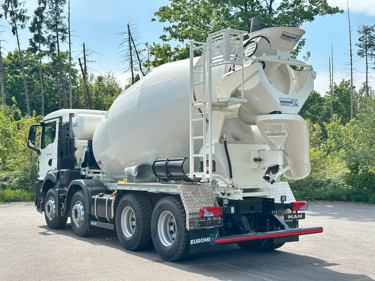 Betonmixer MAN TGS 32.440 8x4 / Euromix MTP EM 9 L: afbeelding 6
