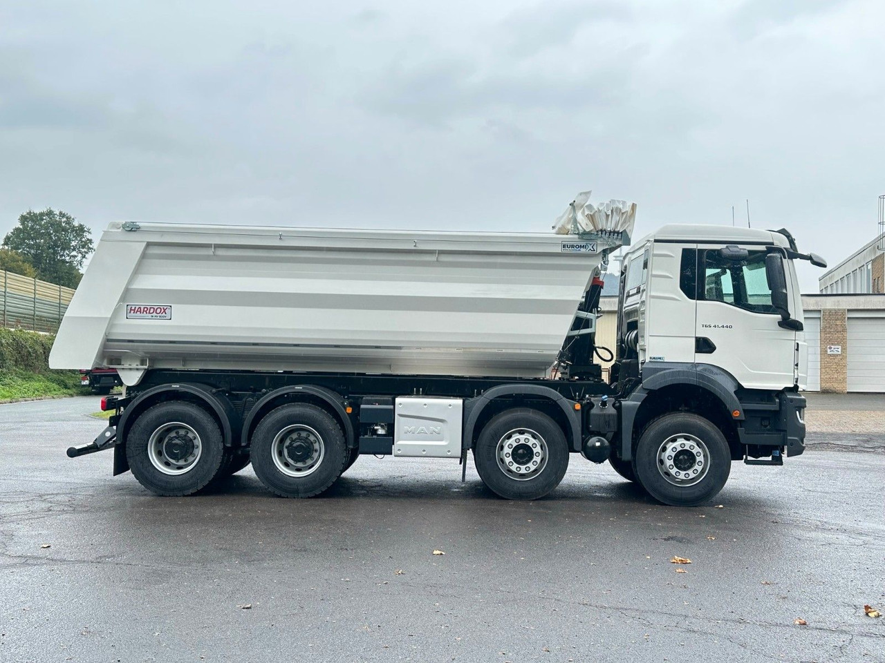 Kipper vrachtwagen MAN TGS 41.440 BB 8X4 Euromix Mulden Kipper HARDOX: afbeelding 6