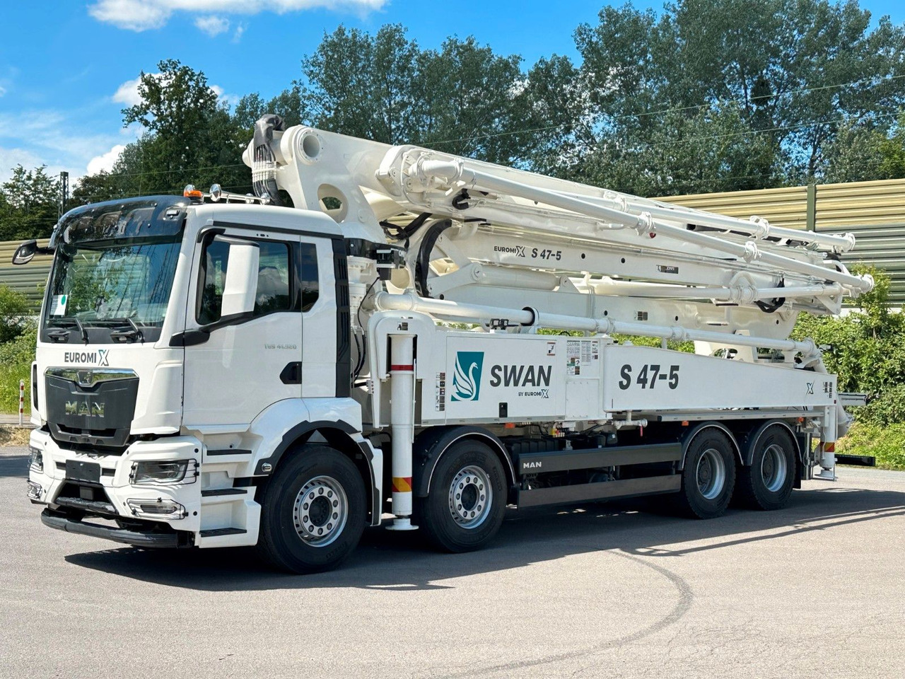 MAN TGS 41.520 8x4 SWAN TSP 47-5 160RZ ( 47m ) - Betonmixer: afbeelding 1 MAN TGS 41.520 8x4 SWAN TSP 47-5 160RZ ( 47m ) - Betonmixer: afbeelding 1