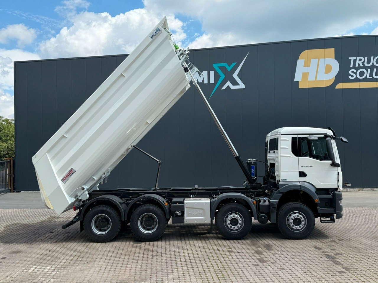 Kipper vrachtwagen MAN TGS 41.520 BB 8X4 Euromix MuldenKipper  Retarder: afbeelding 17