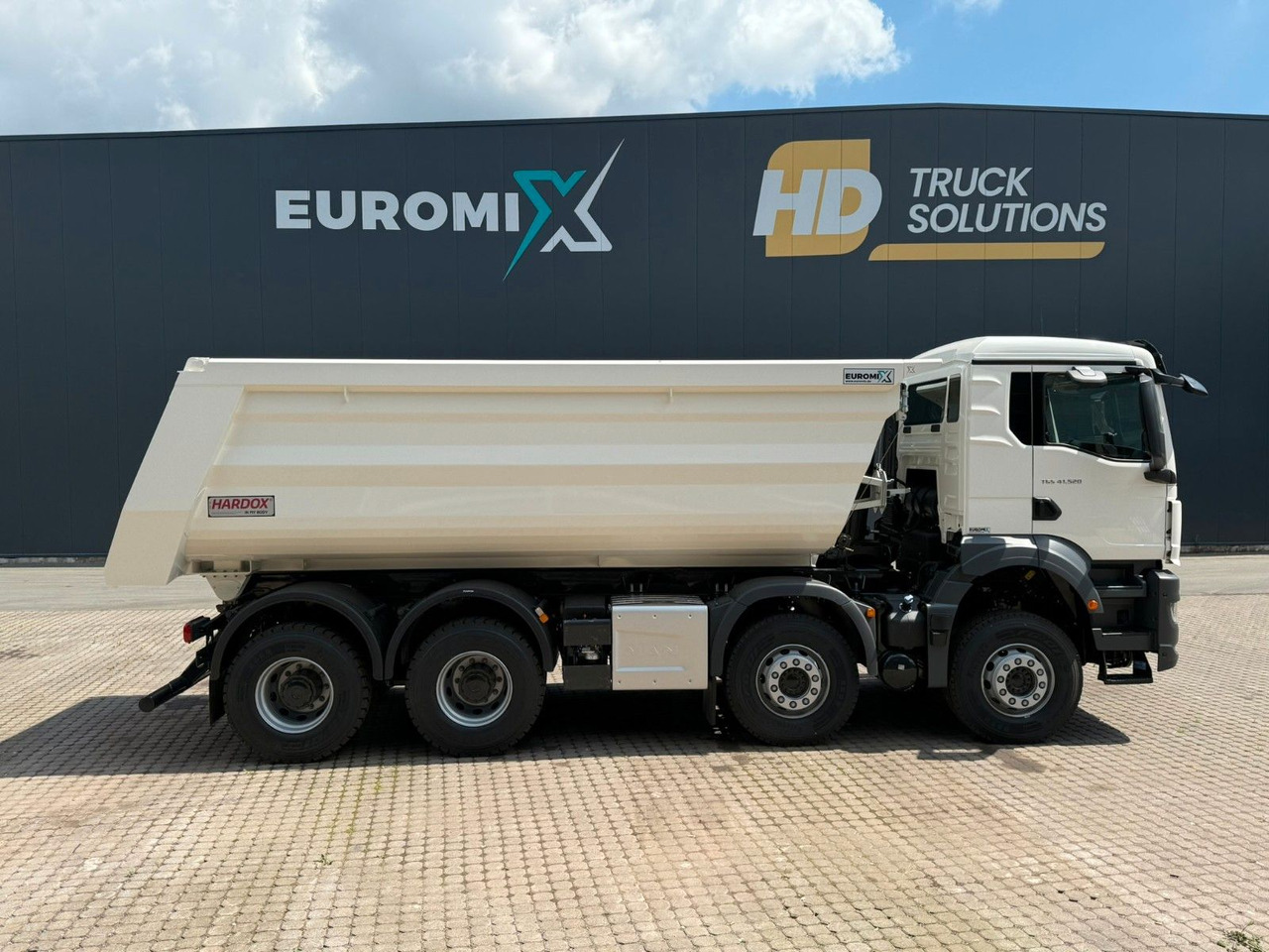 Kipper vrachtwagen MAN TGS 41.520 BB 8X4 Euromix MuldenKipper  Retarder: afbeelding 8