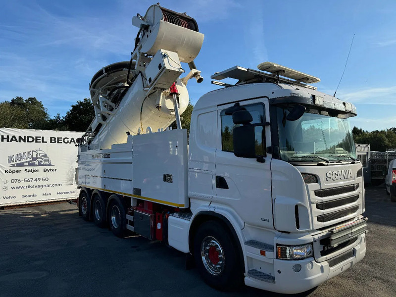 Scania R480 Sewer Jetter + Recycler, Euro 6, Super 2000 (16m3), 2013 - Vacuümwagen: afbeelding 1 Scania R480 Sewer Jetter + Recycler, Euro 6, Super 2000 (16m3), 2013 - Vacuümwagen: afbeelding 1