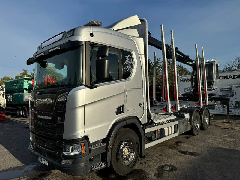 Scania R730 V8 6X4, Retarder,Timber-truck + Kesla, 2020 - Houttransport, Kraanwagen: afbeelding 3 Scania R730 V8 6X4, Retarder,Timber-truck + Kesla, 2020 - Houttransport, Kraanwagen: afbeelding 3