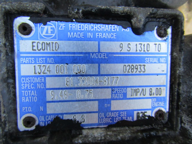 MAN TGM ZF ECOMID 9S1310 TO GEARBOX - Versnellingsbak voor Vrachtwagen: afbeelding 3 MAN TGM ZF ECOMID 9S1310 TO GEARBOX - Versnellingsbak voor Vrachtwagen: afbeelding 3