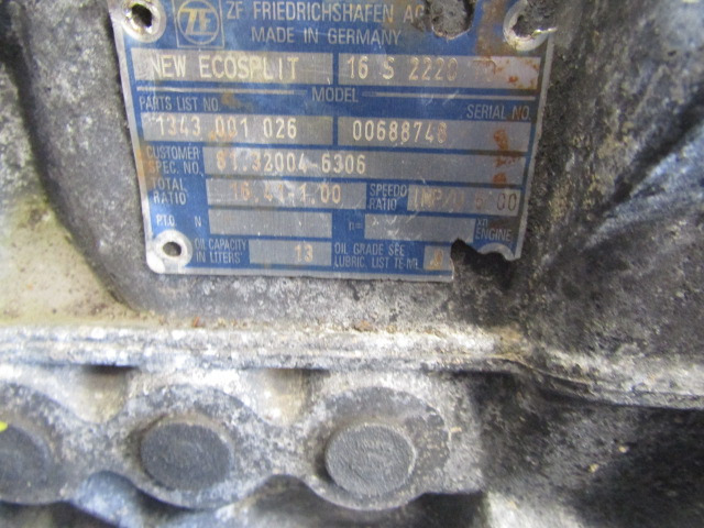 MAN TGS ZF 16S 2220TD MANUAL GEARBOX - Motor en onderdelen voor Vrachtwagen: afbeelding 3 MAN TGS ZF 16S 2220TD MANUAL GEARBOX - Motor en onderdelen voor Vrachtwagen: afbeelding 3