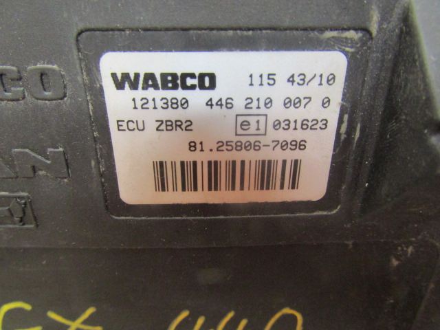 MAN TGX ZBR2 ECU WABCO P/NO 446 210 0070 / MAN P/NO 81.25806.7096 - ECU voor Vrachtwagen: afbeelding 2 MAN TGX ZBR2 ECU WABCO P/NO 446 210 0070 / MAN P/NO 81.25806.7096 - ECU voor Vrachtwagen: afbeelding 2