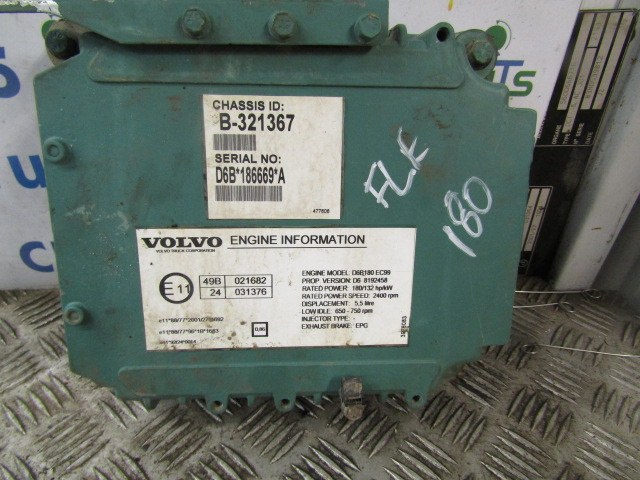 VOLVO FL6 D6B 180 ENGINE ECU O/NO 03161965 – PO3 - ECU voor Vrachtwagen: afbeelding 4 VOLVO FL6 D6B 180 ENGINE ECU O/NO 03161965 – PO3 - ECU voor Vrachtwagen: afbeelding 4