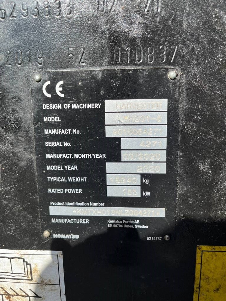 Harvester Komatsu 901: afbeelding 17 Harvester Komatsu 901: afbeelding 17