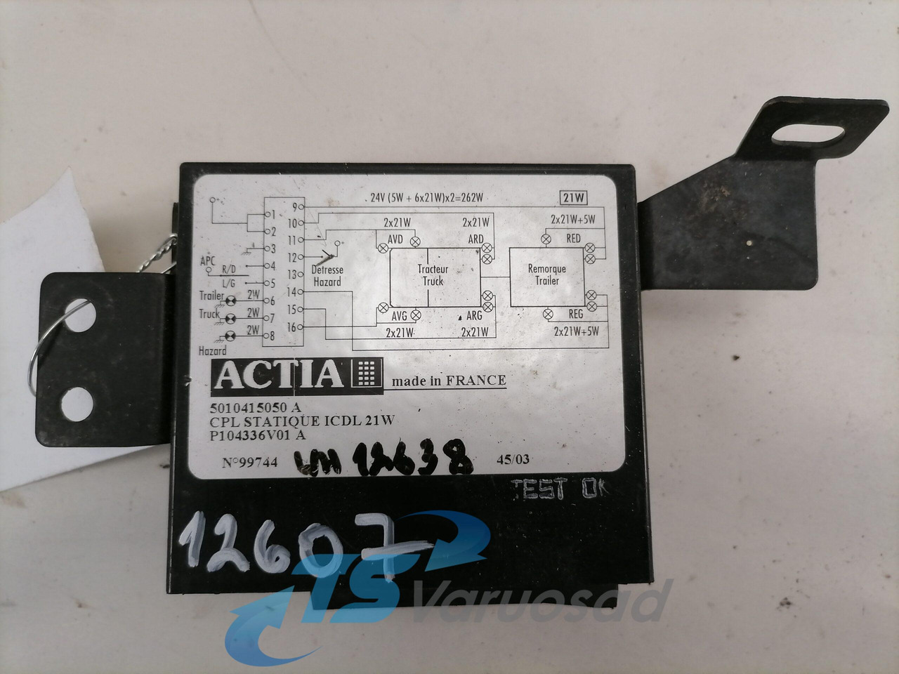 Renault Relee, suunatuled 5010415050 - ECU voor Vrachtwagen: afbeelding 2 Renault Relee, suunatuled 5010415050 - ECU voor Vrachtwagen: afbeelding 2
