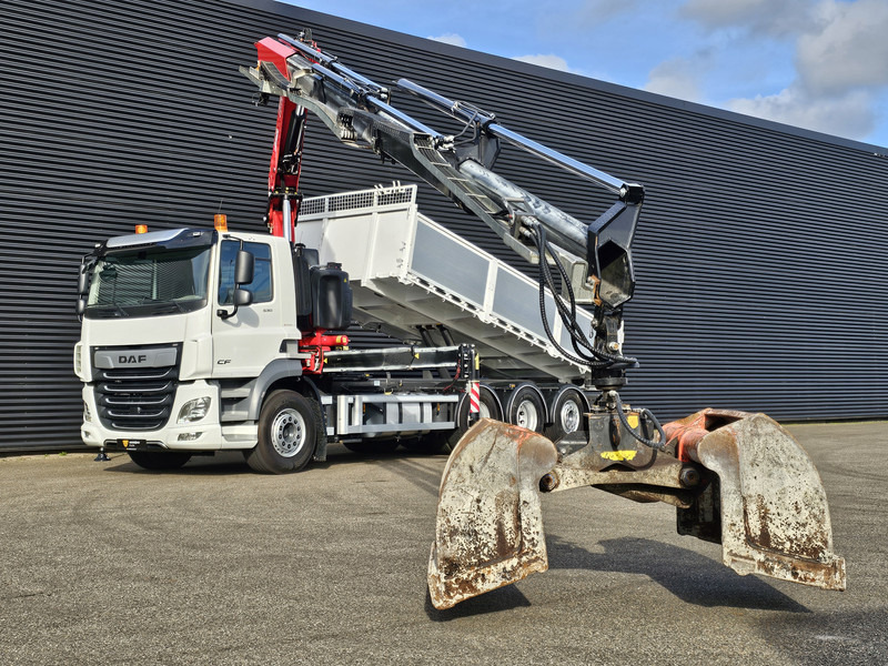 Kraanwagen DAF CF 530 8x4-4 / FASSI 27.5 t/m CRANE + TIPPER: afbeelding 6