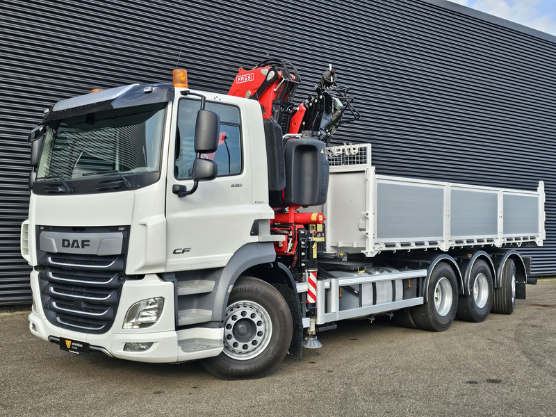 Kraanwagen DAF CF 530 8x4-4 / FASSI 27.5 t/m CRANE + TIPPER: afbeelding 11