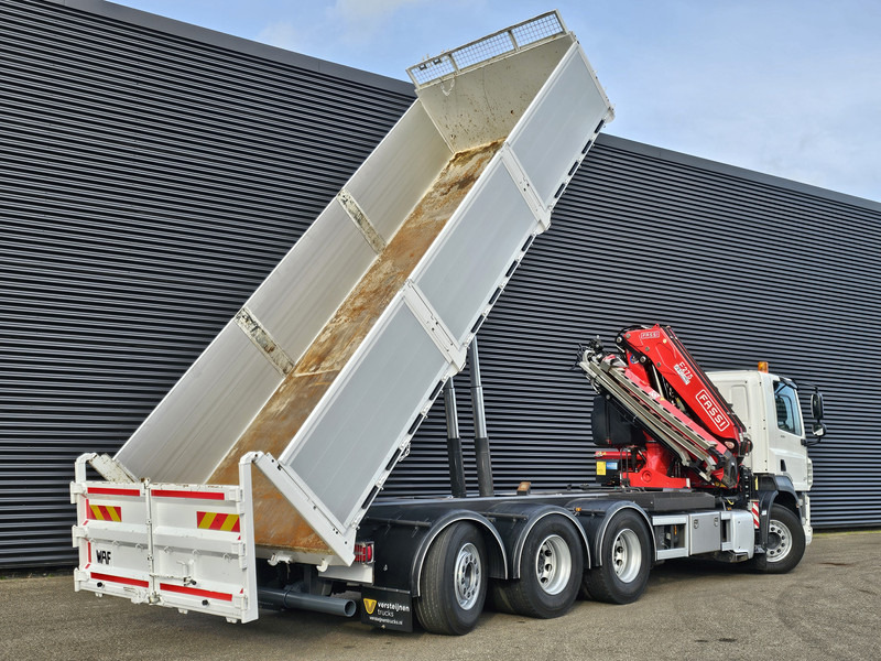 Haakarmsysteem vrachtwagen, Kraanwagen DAF CF 530 8x4-4 / FASSI 27.5 t/m CRANE + TIPPER: afbeelding 9