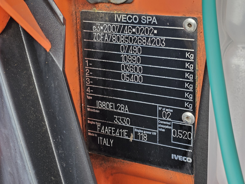Bergingsvoertuig Iveco 80-160L / OPRIJ WAGEN / MACHINE TRANSPORTER: afbeelding 19