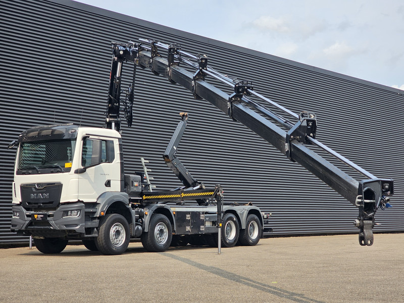 MAN TGS 35.470 8X4 BB / HIAB CRANE + HOOKLIFT - Kraanwagen: afbeelding 3 MAN TGS 35.470 8X4 BB / HIAB CRANE + HOOKLIFT - Kraanwagen: afbeelding 3
