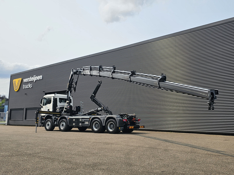 MAN TGS 35.470 8X4 BB / HIAB CRANE + HOOKLIFT - Haakarmsysteem vrachtwagen, Kraanwagen: afbeelding 4 MAN TGS 35.470 8X4 BB / HIAB CRANE + HOOKLIFT - Haakarmsysteem vrachtwagen, Kraanwagen: afbeelding 4